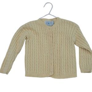 Pale yellow cardigan/ sweater